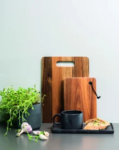 2 stycken skärbrädor natur - 20x14 cm