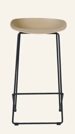 Barstol beige - 44x43x79 cm