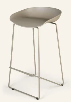 Barstol taupe - 44x43x79 cm