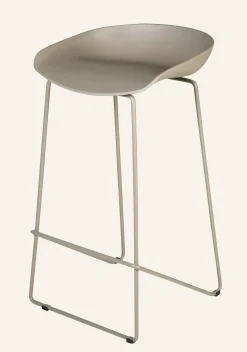 Barstol taupe - 44x43x79 cm