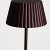Batteridriven golvlampa burgundy - 122 cm ø13,5