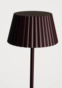 Batteridriven golvlampa burgundy - 122 cm ø13,5