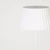 Batteridriven golvlampa vit - 122 cm ø13,5