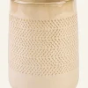 Bestick- och redskapsförvaring beige - 11,5x11,5x15 cm