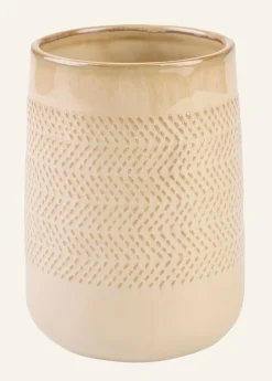 Bestick- och redskapsförvaring beige - 11,5x11,5x15 cm