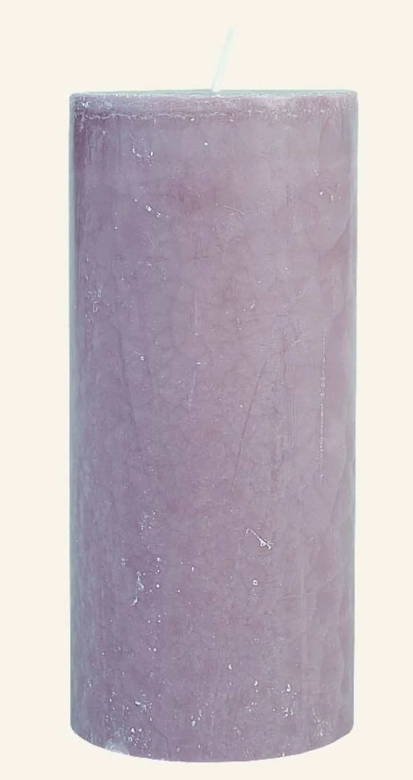 Blockljus mörklila - 6,8x15 cm