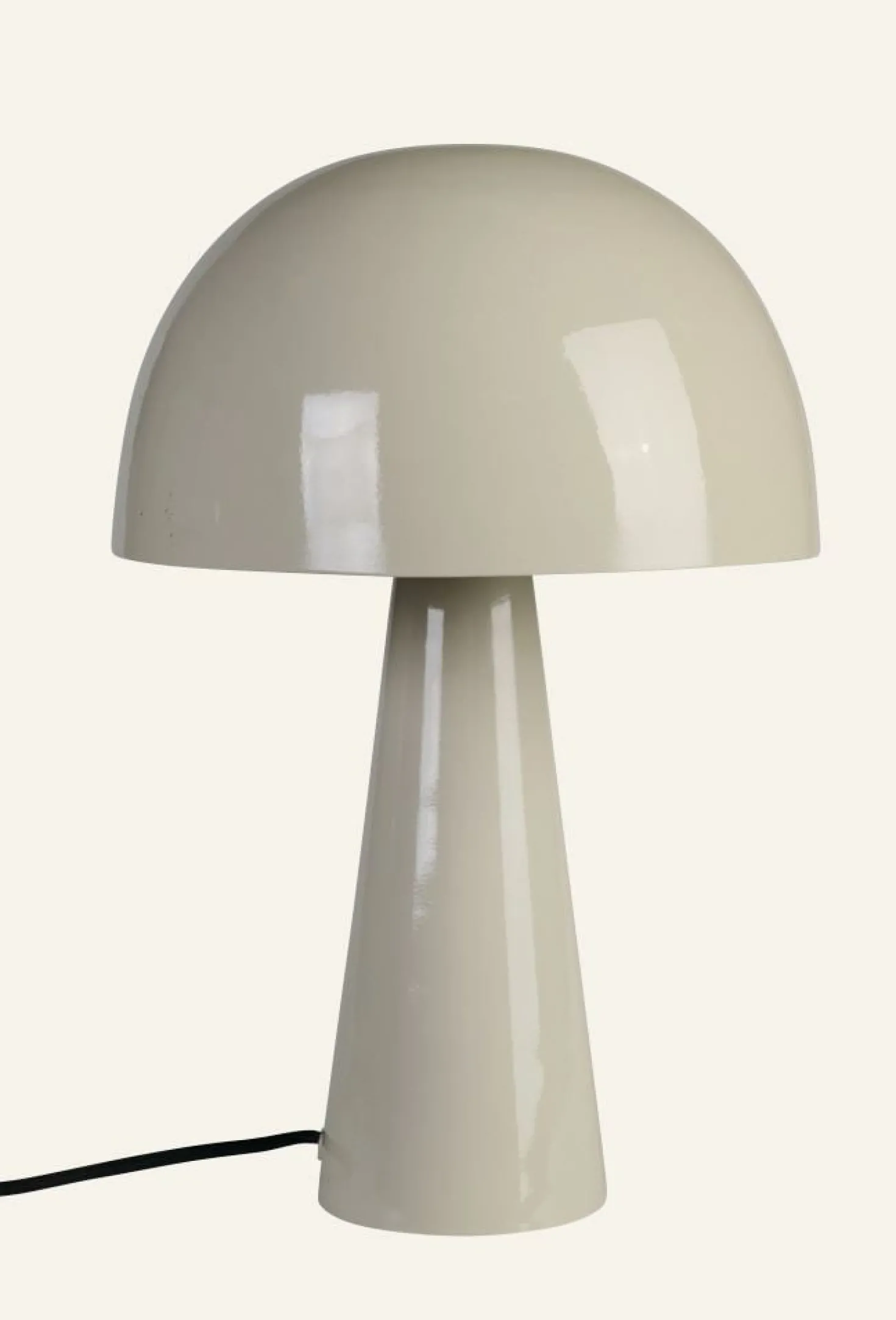 Bordslampa beige - 24x24x37 cm