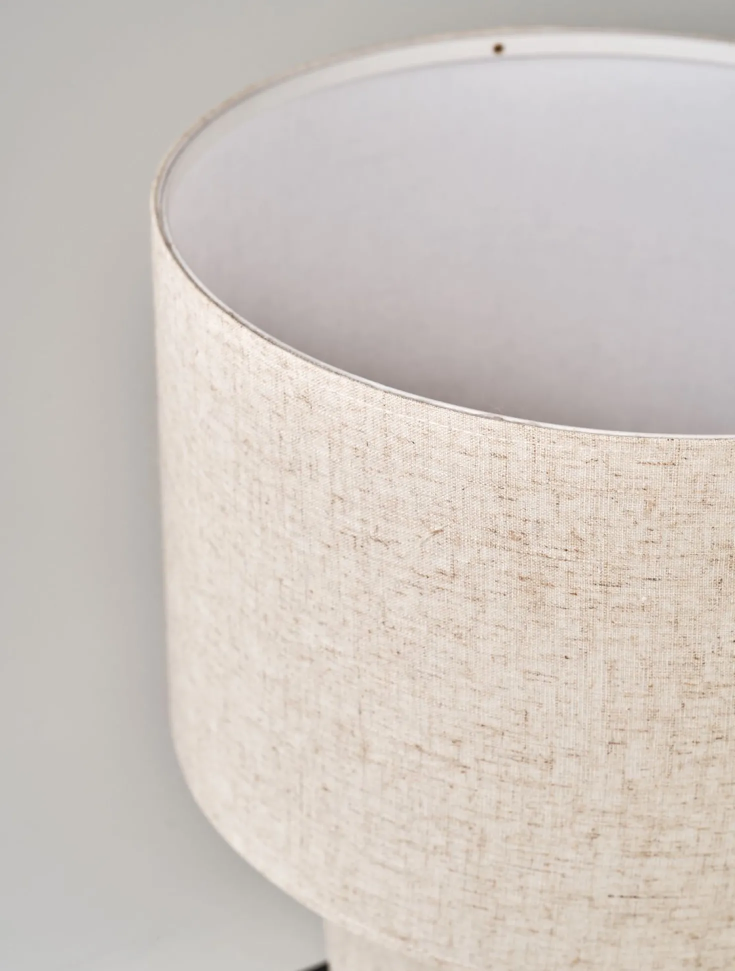 Bordslampa beige - 32x32x38 cm