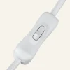 Bordslampa vit - 23x23x31 cm