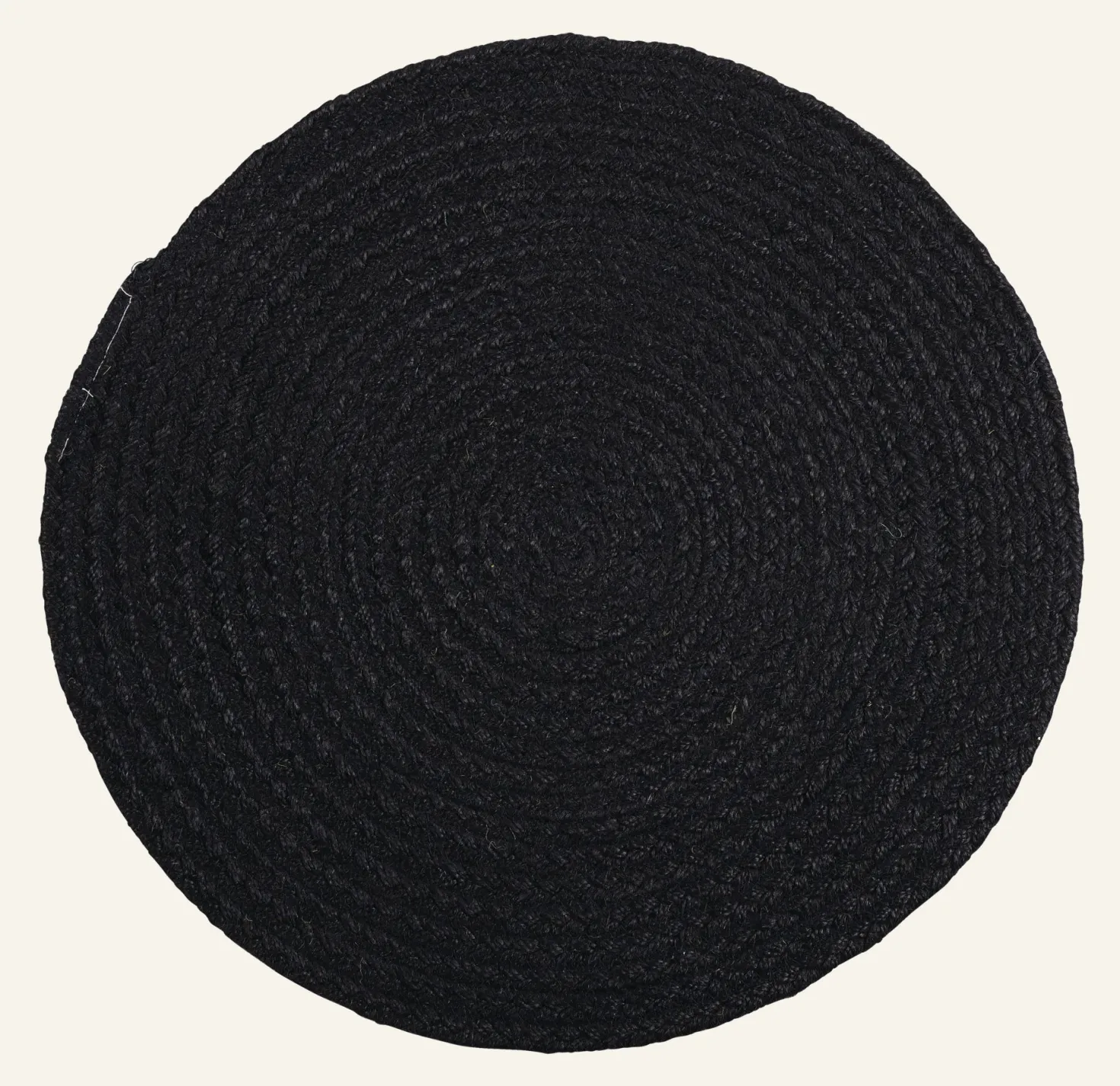 Bordstablett svart - ø38 cm