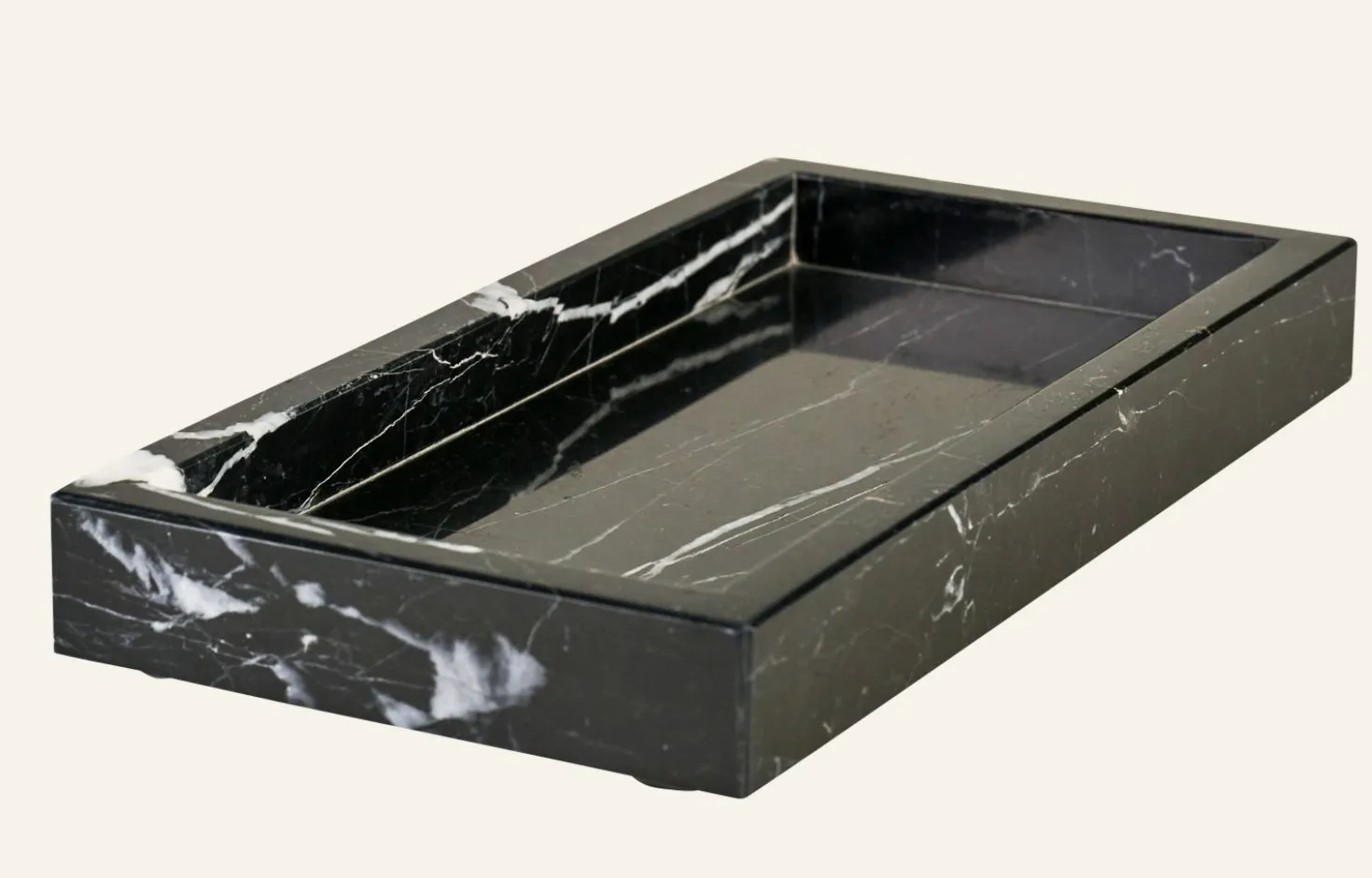 Bricka svart - 22x11x2,5 cm