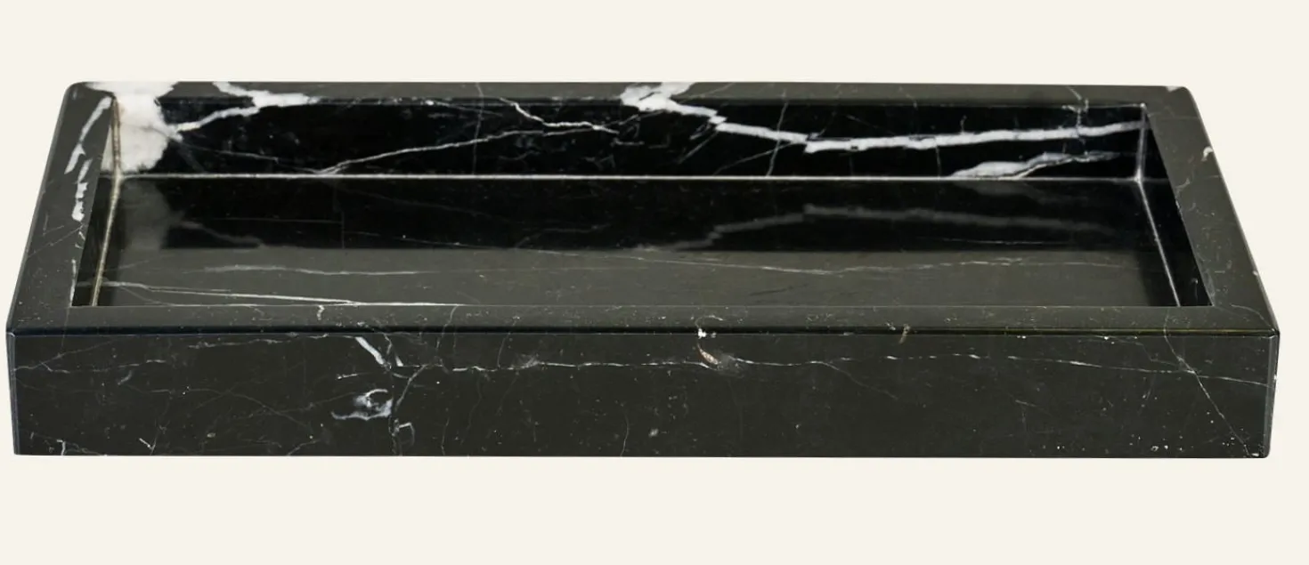 Bricka svart - 22x11x2,5 cm