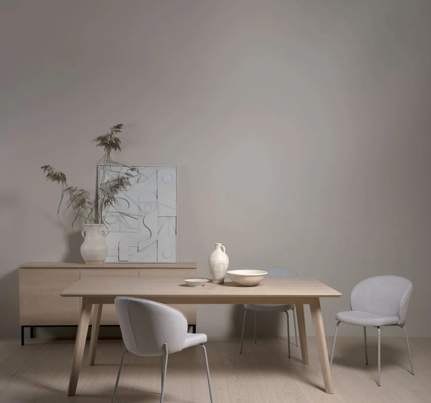 Byrå natur - 170x40x79 cm