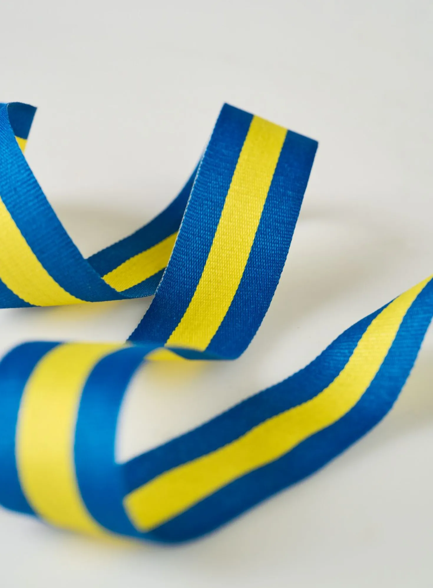 Dekorationsband multi/blå - 2,9cm x 3m