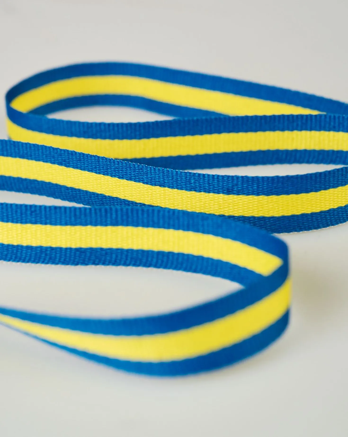 Dekorationsband multi/blå - 1,5cm x 3m
