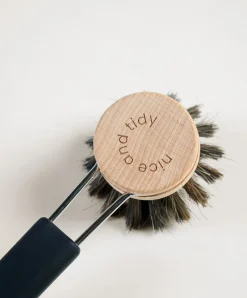 Diskborste svart - 7x22 cm