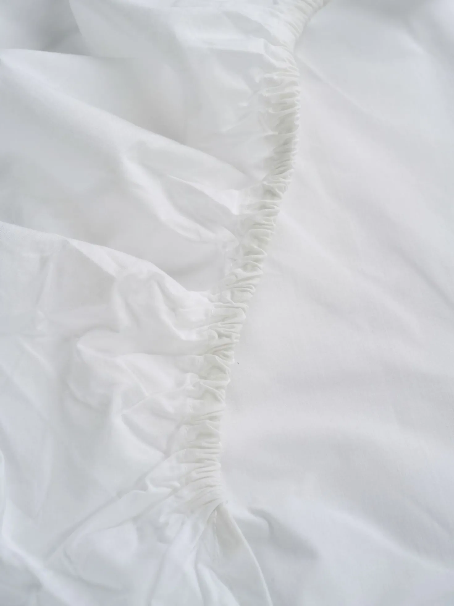 Dra-på-lakan vit - 160x200 cm
