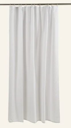 Duschdraperi vit - 180x200 cm