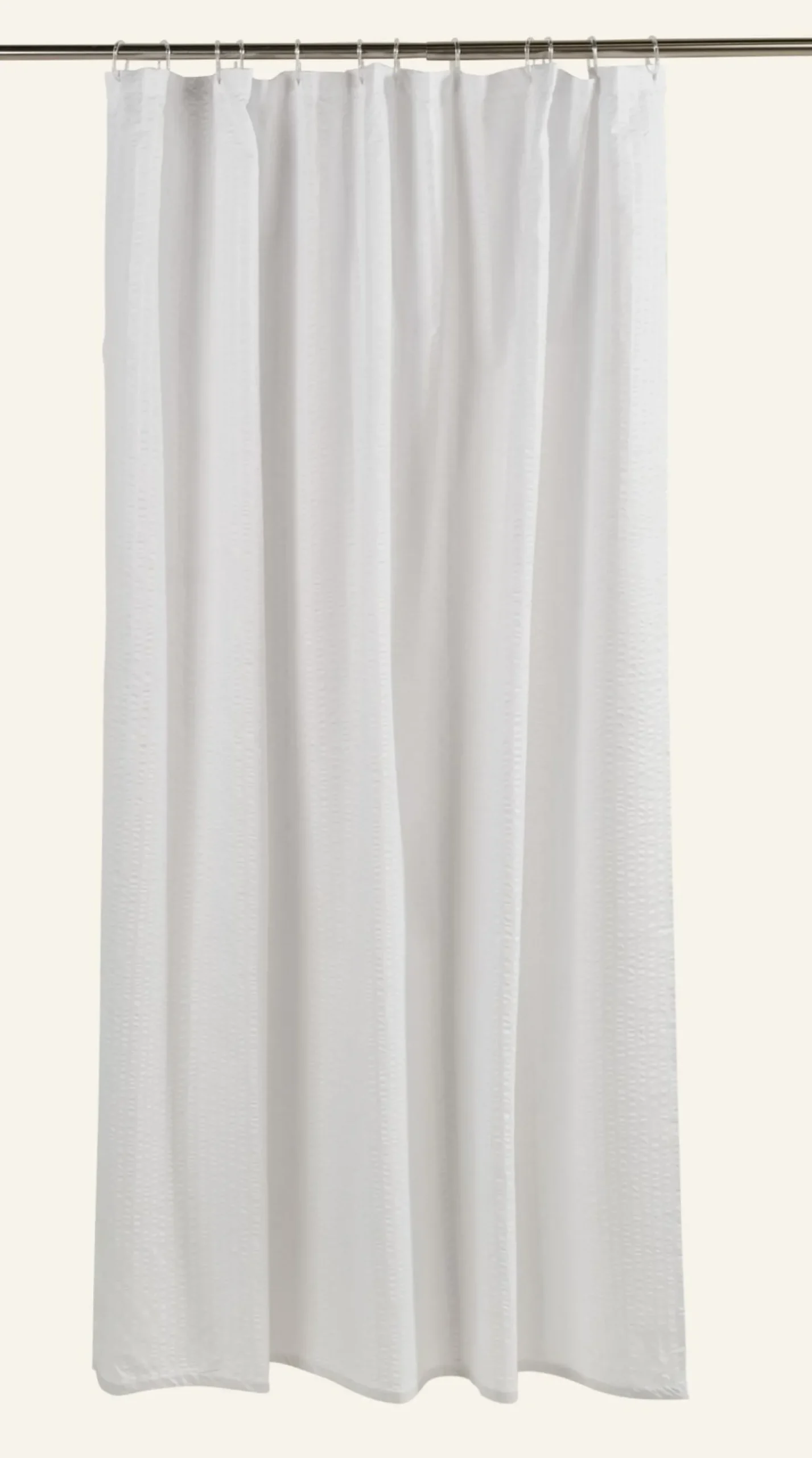 Duschdraperi vit - 180x200 cm