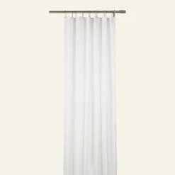 Duschdraperi vit - 180x200 cm