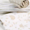 Flanellhanddukar beige - 50x50 cm