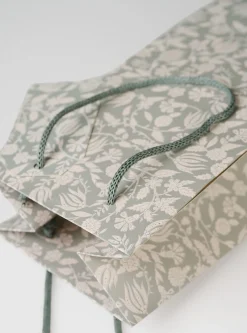 Flaskpåse grön - 12x36x10 cm