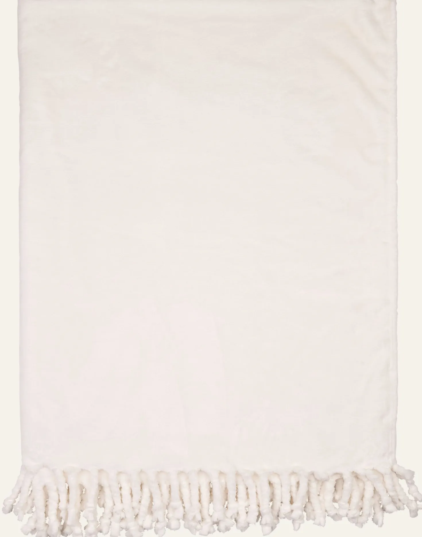 Fleecepläd offwhite - 130x170 cm