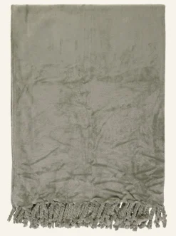Fleecepläd olivgrön - 130x170 cm