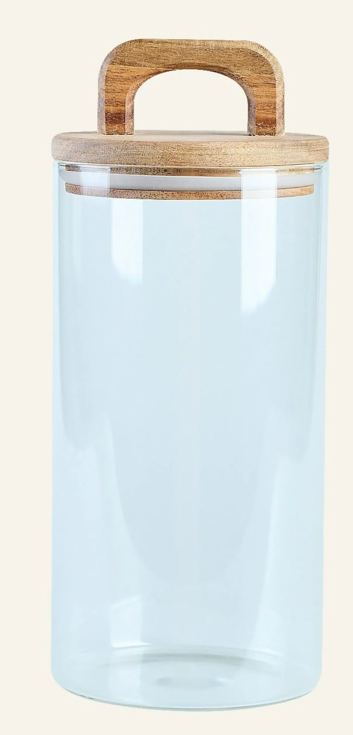 Förvaringsburk transparent - ø10 x h13,5cm