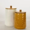 Förvaringsburk vit - 15x15x23,5 cm