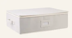 Förvaringslåda ljus natur - 46x35x15,2 cm