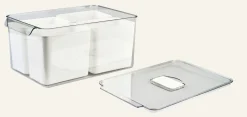 Förvaringslåda offwhite - 21x32,5x15,5 cm