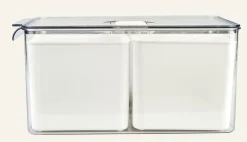 Förvaringslåda offwhite - 21x32,5x15,5 cm