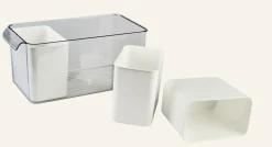 Förvaringslåda offwhite - 16x31,5x14,5 cm