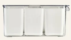Förvaringslåda offwhite - 16x31,5x14,5 cm