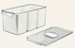 Förvaringslåda offwhite - 16x31,5x14,5 cm