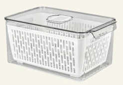 Förvaringslåda offwhite - 21x32,5x15,5 cm