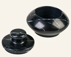 Förvaringslåda svart - 10,2x10,2x7,7 cm