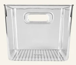 Förvaringslåda transparent - 22x29x17 cm
