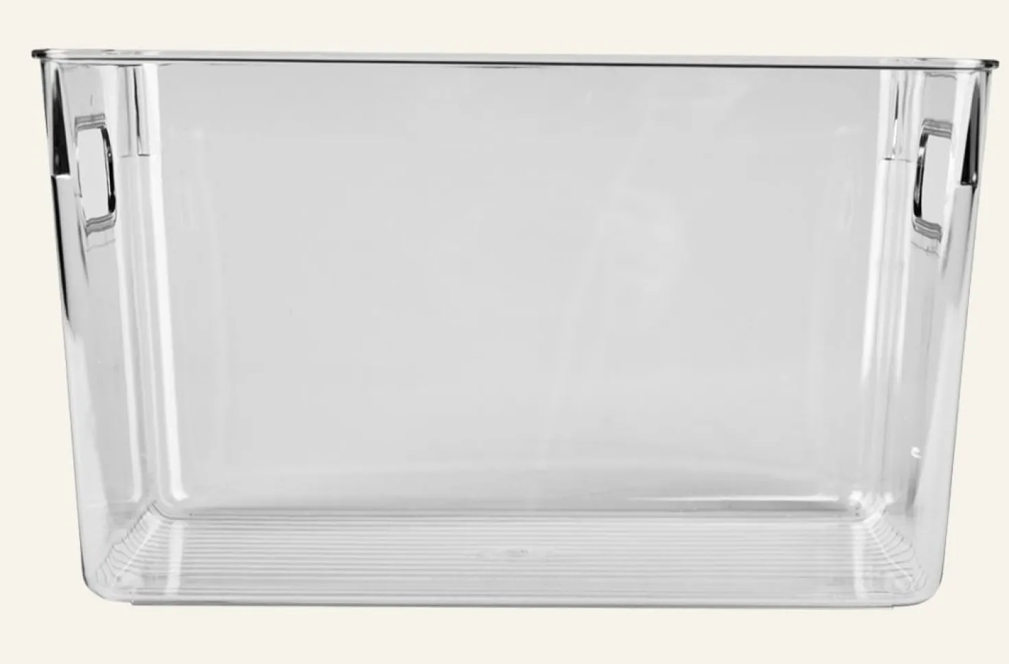 Förvaringslåda transparent - 22x29x17 cm