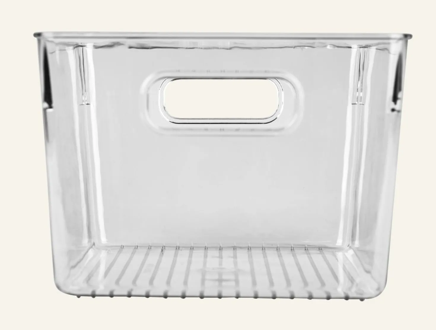 Förvaringslåda transparent - 22x29x17 cm