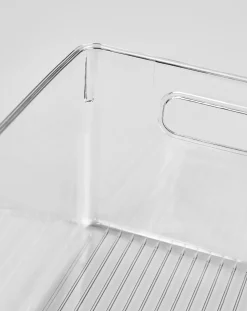 Förvaringslåda transparent - 22x29x17 cm