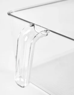 Förvaringslåda transparent - 12,5x30x11 cm