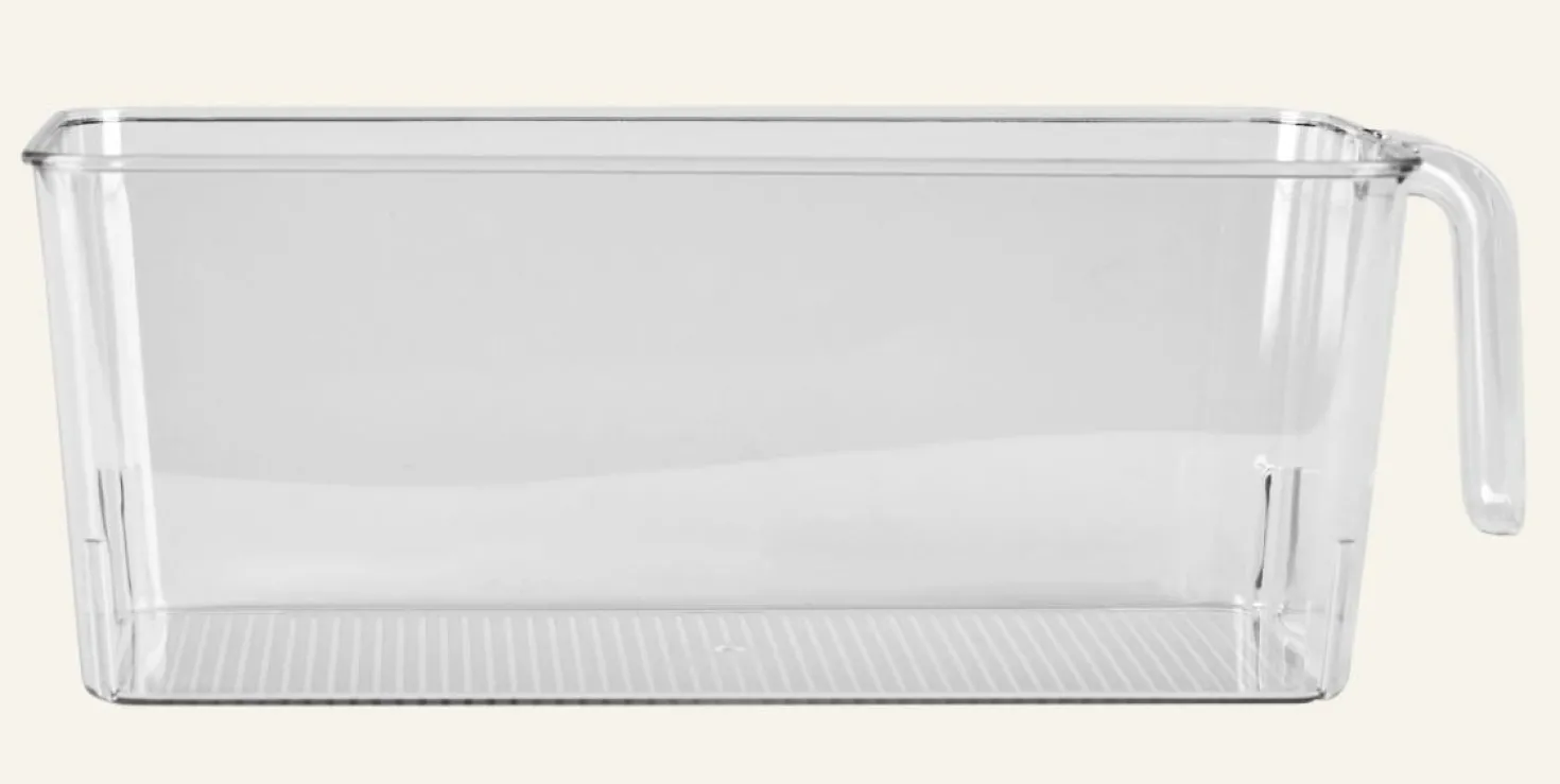 Förvaringslåda transparent - 12,5x30x11 cm