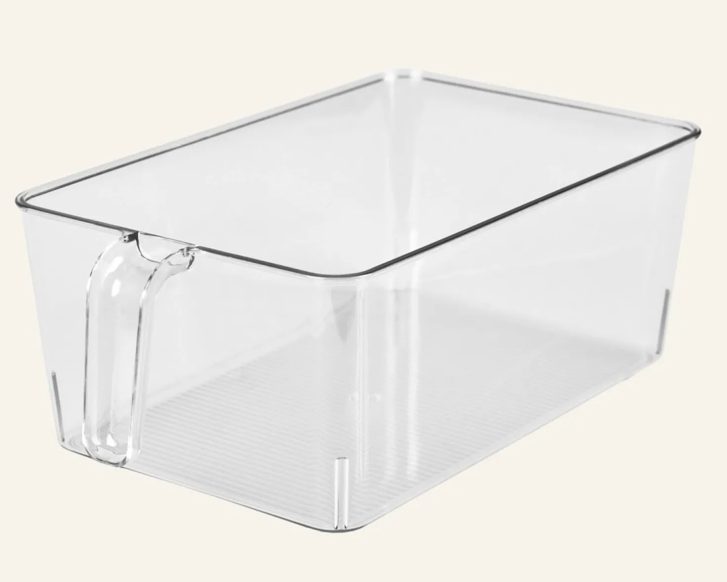 Förvaringslåda transparent - 12,5x30x11 cm