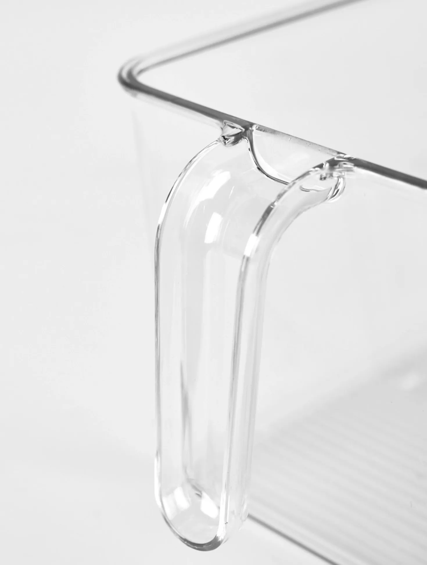 Förvaringslåda transparent - 12,5x30x11 cm