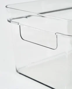 Förvaringslåda transparent - 27x36x22 cm