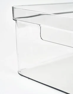 Förvaringslåda transparent - 27x36x22 cm