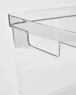 Förvaringslåda transparent - 27x36x22 cm
