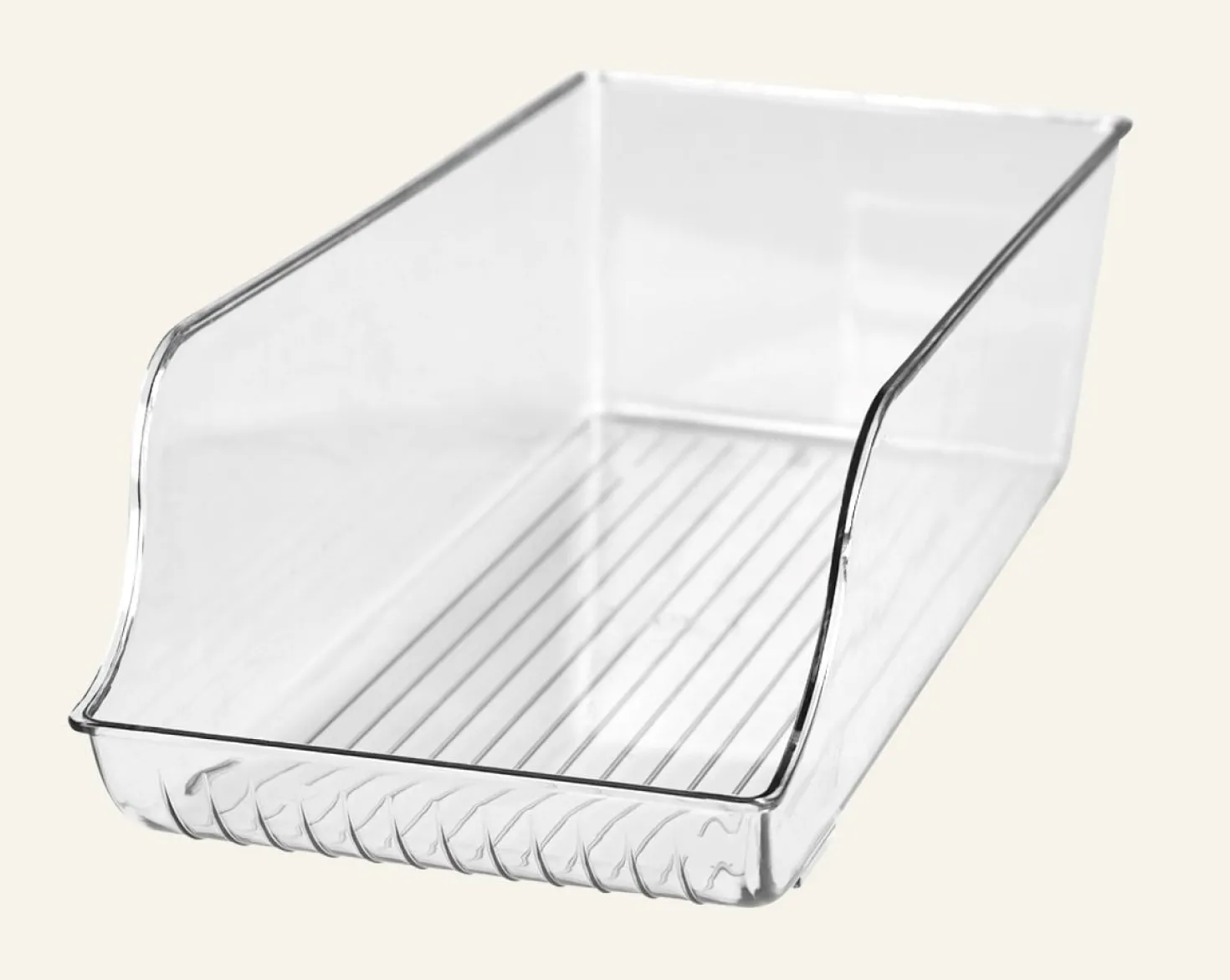 Förvaringslåda transparent - 35x15x10 cm
